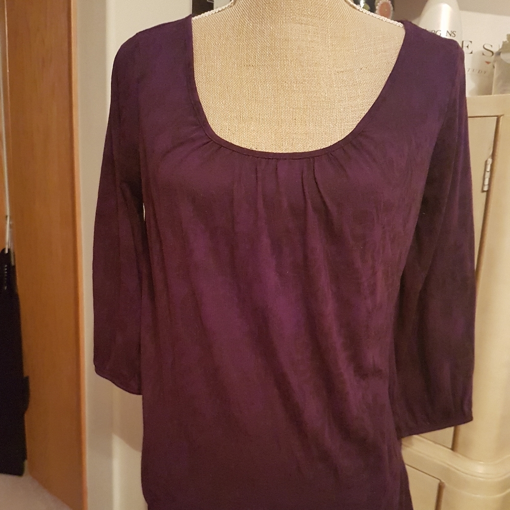 5/$20 SzM Semi Transparent Long SleevedTop